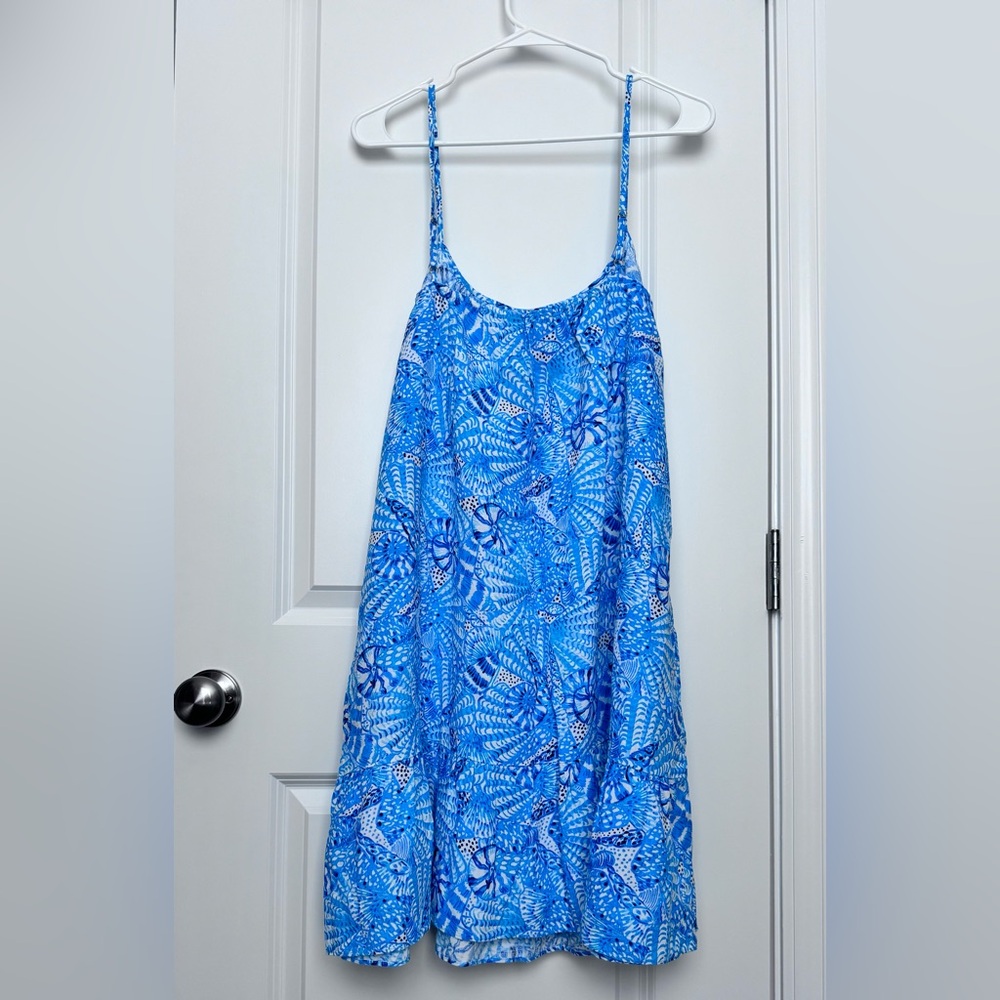 NWT Lilly Pulitzer Jayden Linen Dress - XL - By the Seashore